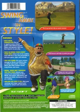 Golf Paradise DX (Japan) box cover back